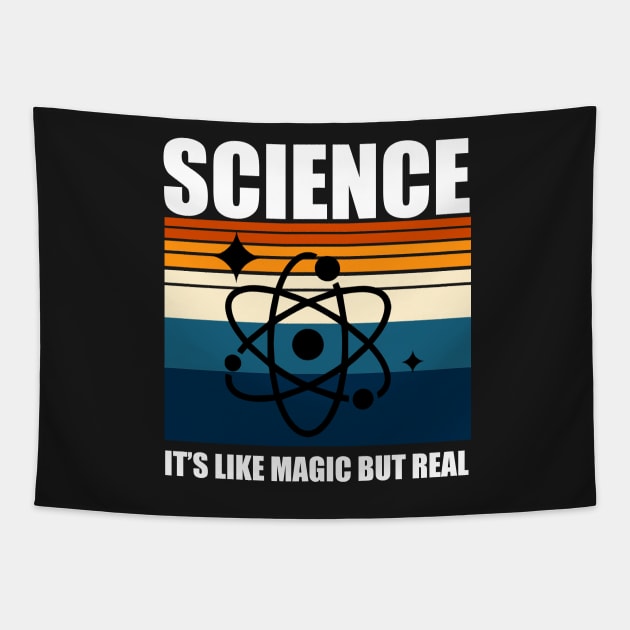 Science it's Magic but Real Tapestry by DreamPassion