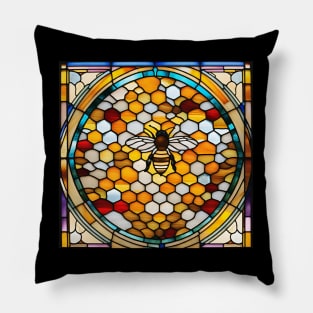 A-Buzz Stained Glass Pillow