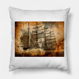 Barkentina Sailing Fleet Pillow