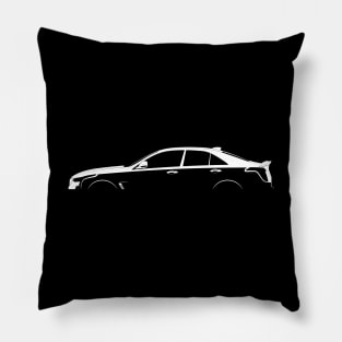 Cadillac CT4-V Blackwing Silhouette Pillow