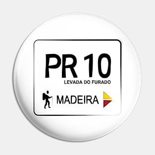 Madeira Island PR10 LEVADA DO FURADO logo Pin