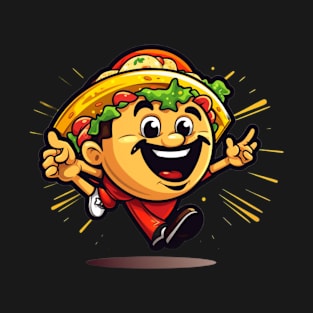 kawaii Taco cehees T-Shirt cute potatofood funny T-Shirt