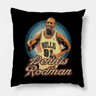Retro Sports Rodman Lover Gifts Pillow