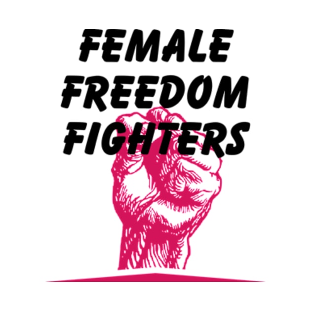 female freedom fighter by positive_negativeart