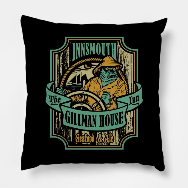 Gillman House Pillow by heartattackjack