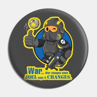 Dive Boy Fallout and Helldivers Mash Up Pin