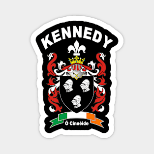 Kennedy Family Crest / Kennedy Family Irish Coat of Arms Clan Crest Magnet