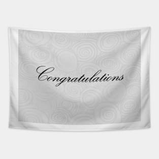 Congratulation Swirls Tapestry