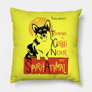 Cute Pemproke Welsh Corgi Gift Corgi Art Graphic Design Pillow