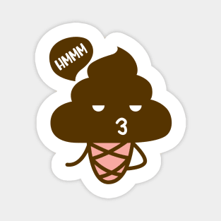 Hmmm ice cream design Magnet