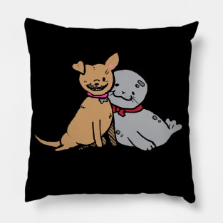 Haddie and LSP- new colors Pillow