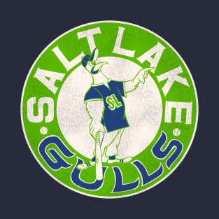 Defunct 70s Salt Lake Gulls Baseball T-Shirt