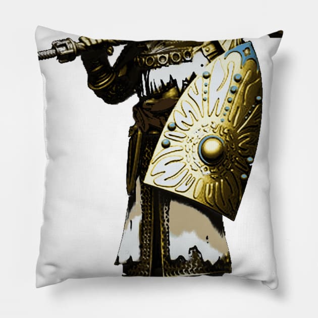 Paladin Leeroy Pillow by MedievalMetatron