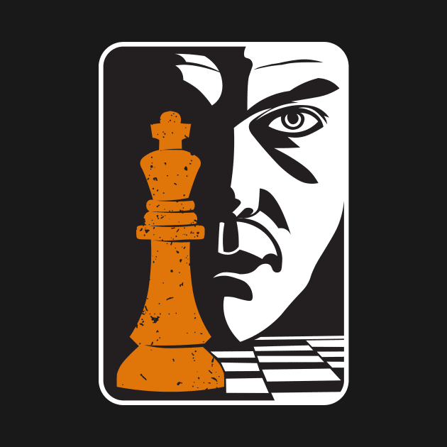 Chess Chessmen King Player Chess Lover Gift by GrafiqueDynasty