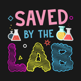 Saved By The Lab Retro Lab Week 2023 Medical Laboratory Tech T-Shirt