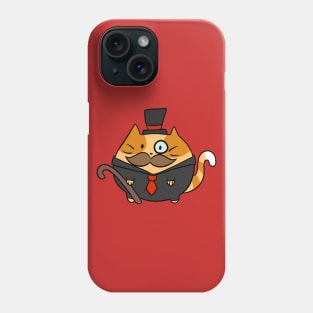 Fat Dapper Cat Phone Case