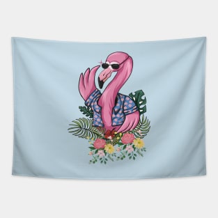 Cute Flamingo Animal Tapestry