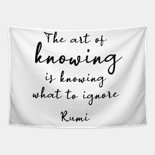 The art of knowing Tapestry