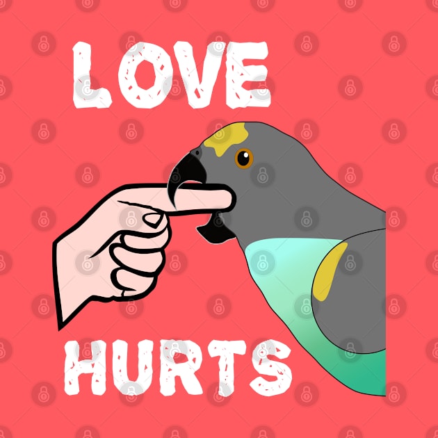 Love Hurts Meyers Parrot by Einstein Parrot