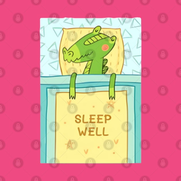 Sleep well baby crocodile by Dreamsbabe