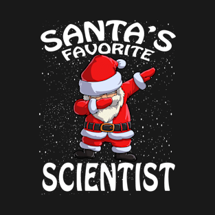 Santas Favorite Scientist Christmas T-Shirt