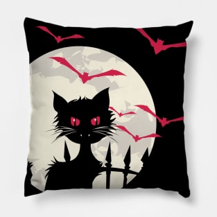 Cat vampire Pillow