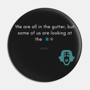 Oscar Wilde Quote Pin