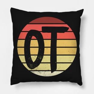 OT Occupational Therapy Therapist Month Gift print Pillow