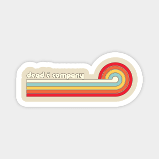 Dead & Company - Horizontal Vintage Retro Magnet