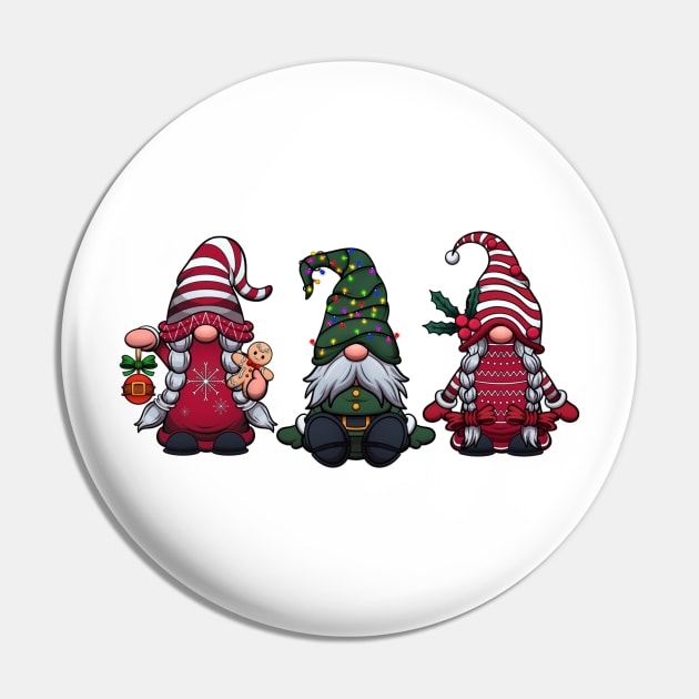 Christmas Gnomes Pin by TheMaskedTooner