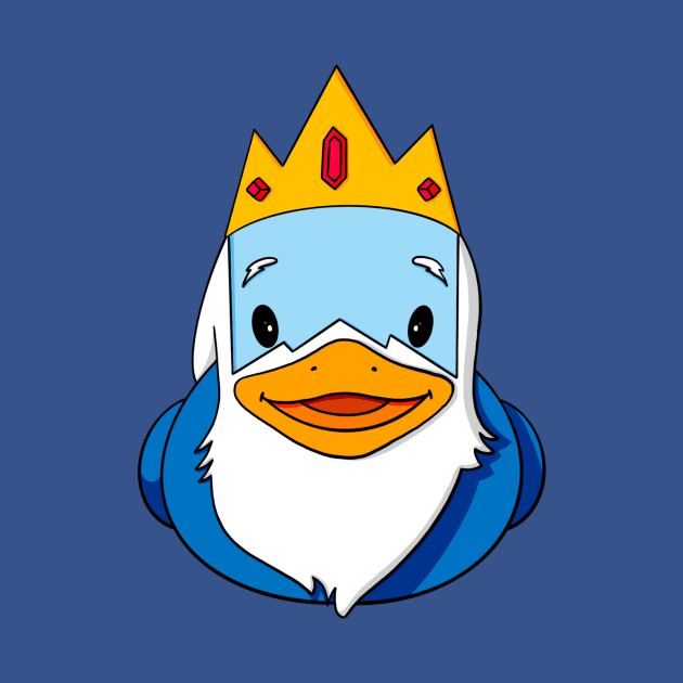 Ice King Rubber Duck by Alisha Ober Designs