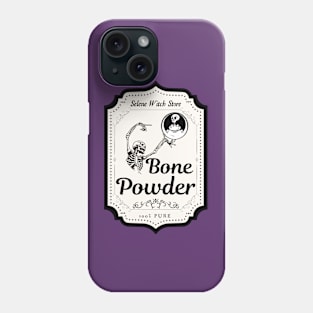 Vintage Label: 100% Pure Bone Powder from Selene Witch Store Phone Case