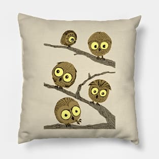 Owls in the Woods Pillow