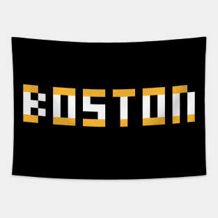 Pixel Hockey City Boston 2017 v2 Tapestry