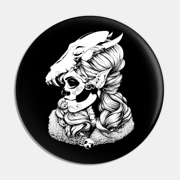 Necromancer Pin by redappletees