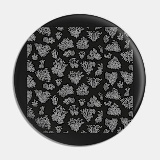 Vintage Black and White Floral - Nanakusa The Seven Grasses of Autumn Pin