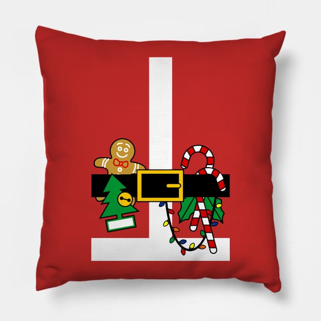 Santa Costume Pillow by teevisionshop