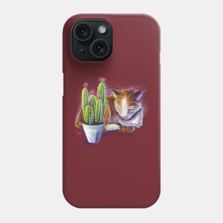 Cactus Cat Phone Case