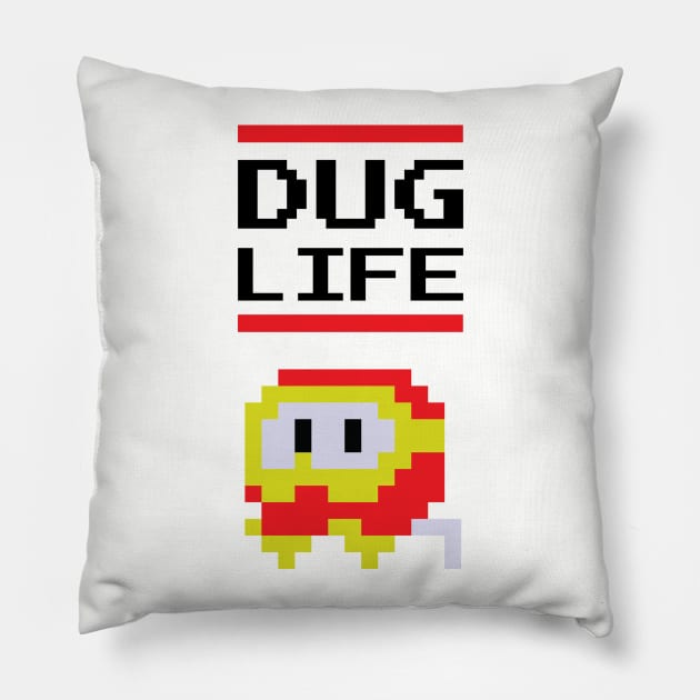 Dug Life Pillow by bobbuel