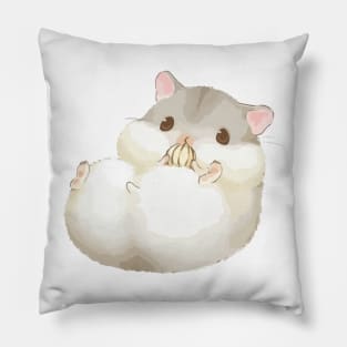 chibi hamster cute Pillow