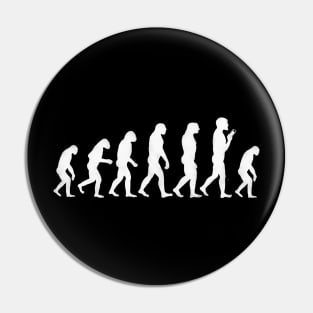 Funny Evolution Theory Humor Pin