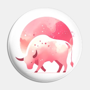 Pink Taurus Pin