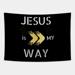 Jesus is my way Tapestry