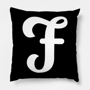 Letter F Pillow