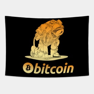 Bitcoin BTC coin Crypto coin Crytopcurrency Tapestry