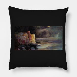 Dark stormy night Pillow