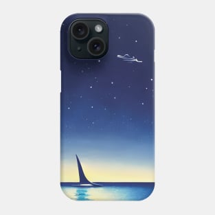 Lonely Deep Sea Blue Ocean Introvert Sailor Phone Case