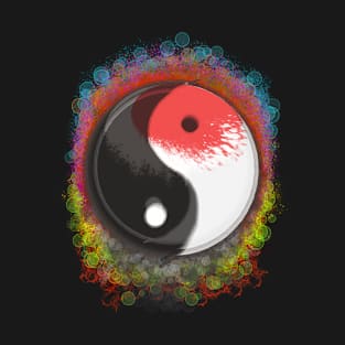 Yin Yang Art Design T-Shirt