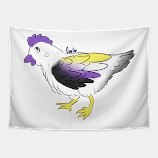 Nonbinary Chicken Pride - 2019 Tapestry