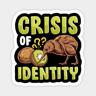 Same Name Crisis Identity Kiwi Fruit New Zealand Kiwi Bird Magnet